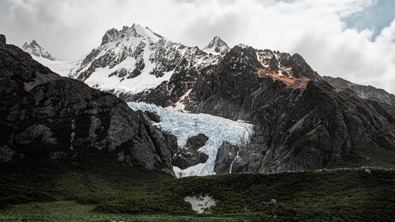 The Perito Moreno glacier calving into Lago Argentino in Argentine Patagonia