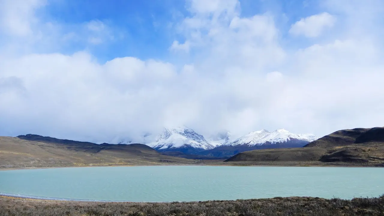 The peaks and lake of Torres del Paine in Patagonia