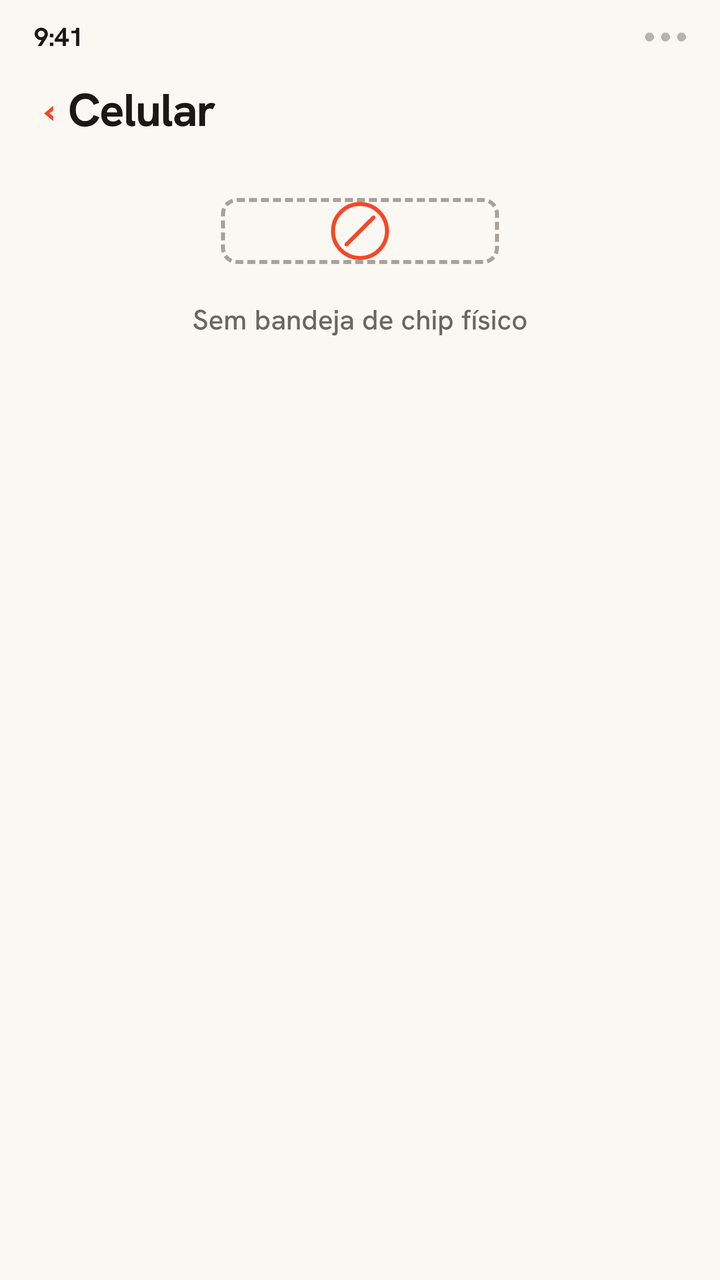 Animação de um iPhone só com eSIM, sem bandeja de chip físico, e depois a lista de planos com dois perfis de eSIM ao mesmo tempo: a sua linha de sempre e a Zwitchy Travel.