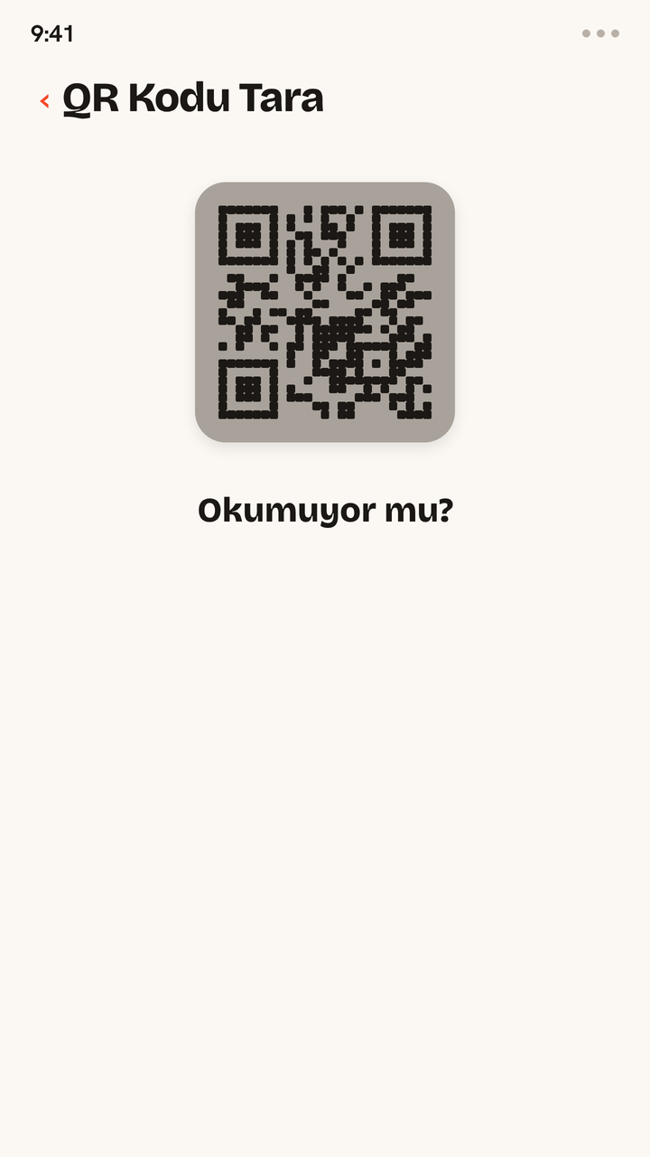Taranmayan bir Zwitchy eSIM QR kodu için çözümlerin animasyonu: ekran parlaklığını sonuna kadar aç, kodu ikinci bir ekranda daha büyük göster ve hâlâ taranmıyorsa bilgileri manuel gir.